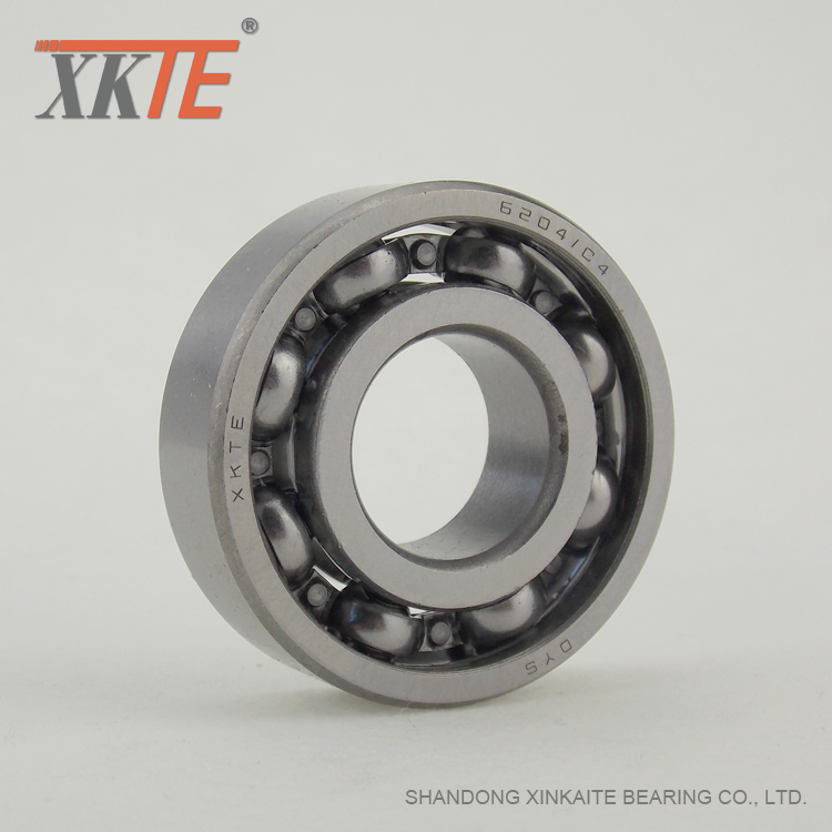 Khai thác mỏ quặng Băng tải Idler Các bộ phận con lăn Ball Bearing