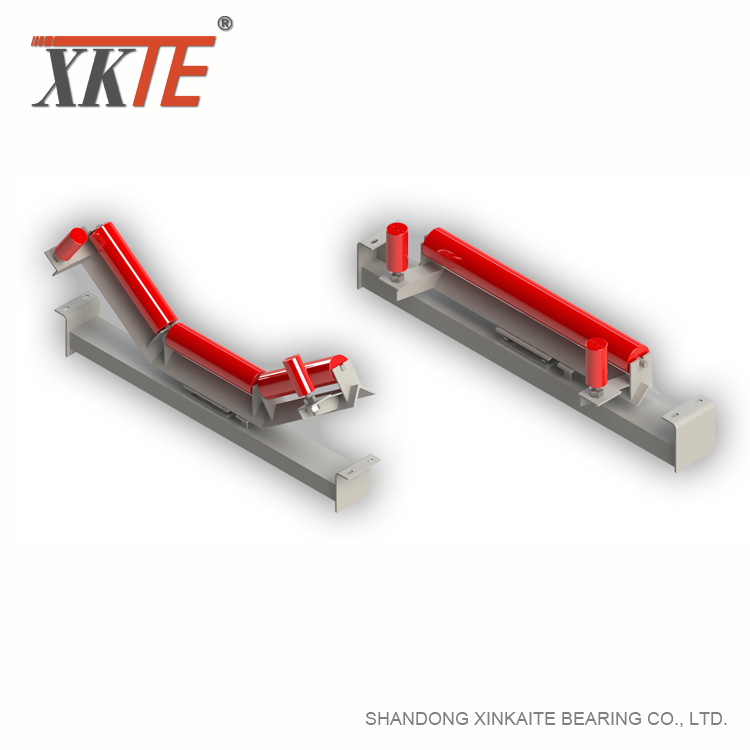 Băng tải 3 Roll Troughing Idler Phụ tùng