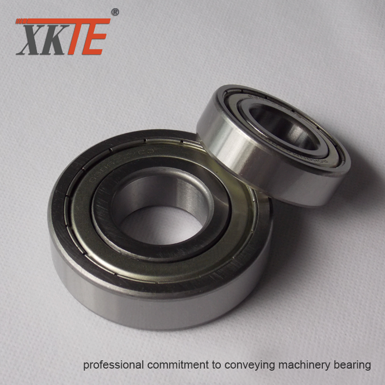 Bộ phận băng tải Idler Iron Shielded Bearing 6204 ZZ