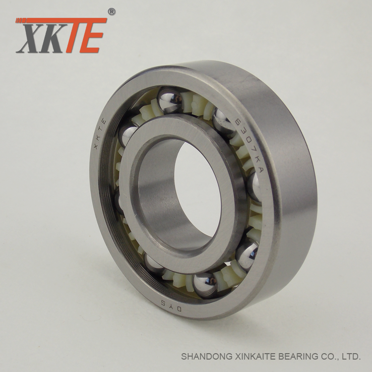 Polyamide Cage Ball Bearing cho băng tải troughed băng tải